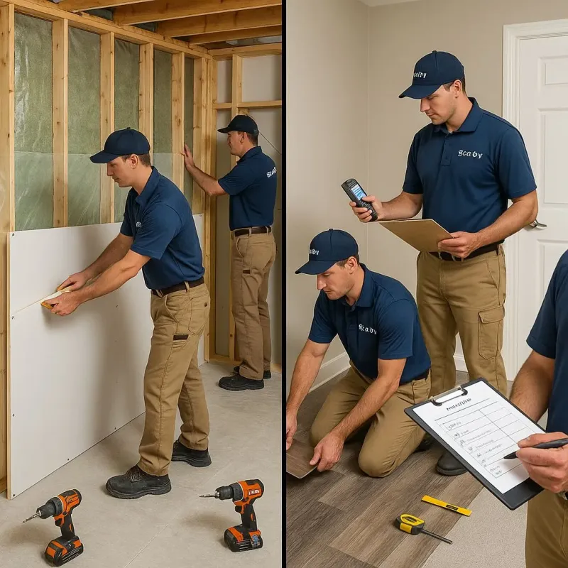 Repairs and Reconstruction process in Pinson, AL